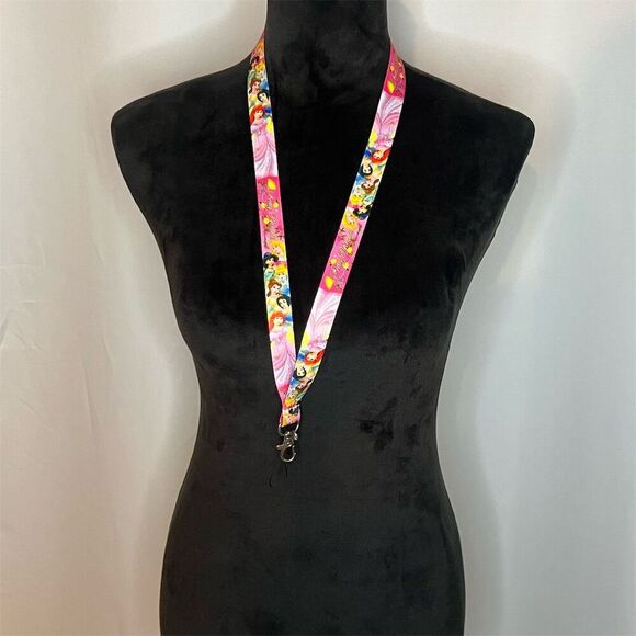 Disney Accessories - Disney Princess pin trading Lanyard Keychain Badge ID Card Holder Strap Unisex